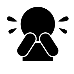 困った人の絵