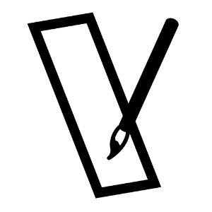 川柳の短冊の絵